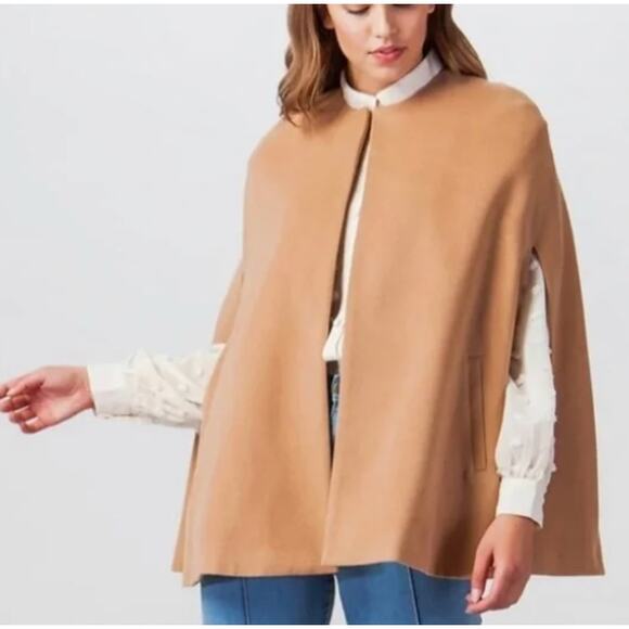 Jealous Tomato | Camel Cape Jacket | Sz S - Picture 2 of 13